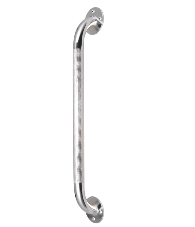 Chrome Knurled Grab Bar – Performance Mobility & Home Healthcare Solutions